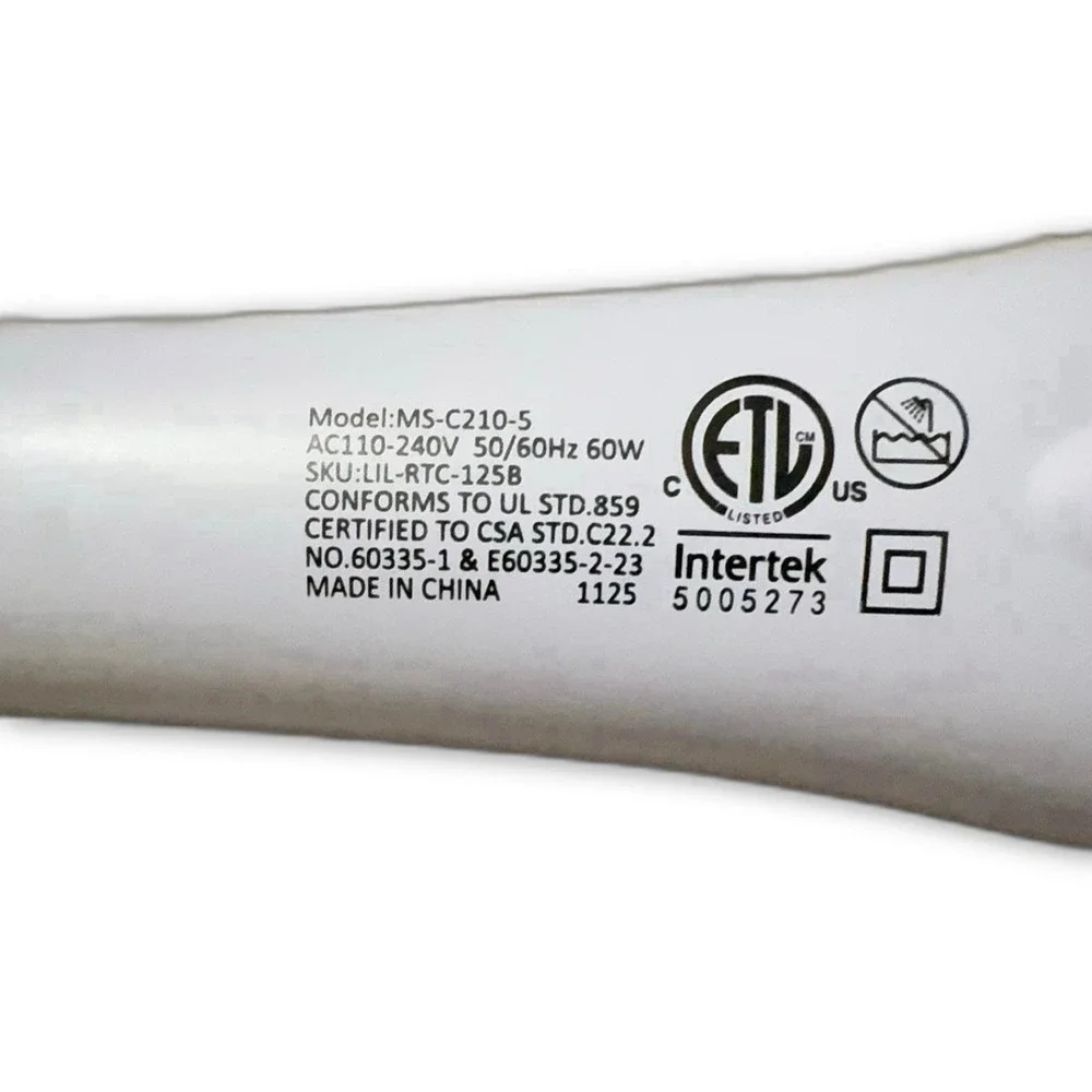 FoxyBae Wanderlux 32mm Curling Wand - Professional Titanium Hair Curling Iron